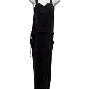 FP MOVEMENT FREE PEOPLE Women’s Black Overalls Jogger Casual Relaxed Fit Medium